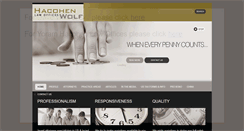 Desktop Screenshot of hacohenwolf.com